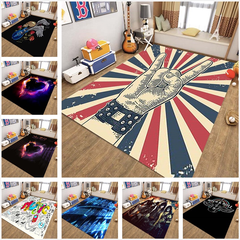 Hiphop Airbrush Print Floor Mat