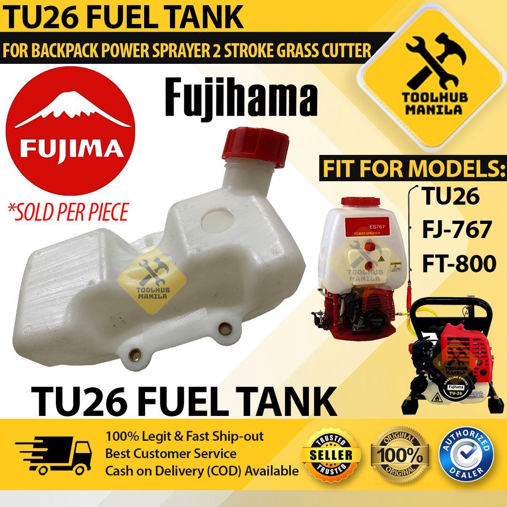TU26 Fuel Tank with Cap for 2 stroke Backpack Power Sprayer | Shopee ...