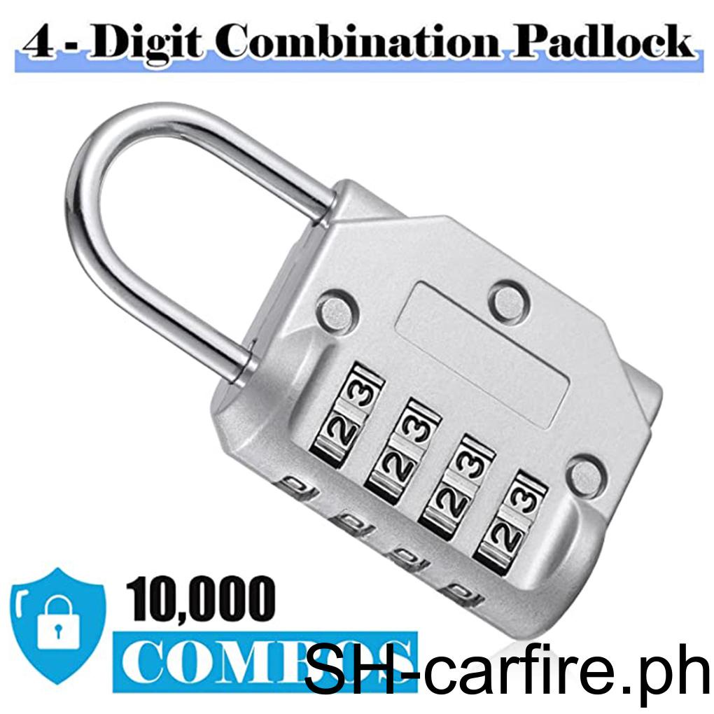 Digital Combination Lock Portable Outdoor Padlock Shackle Bag Safety