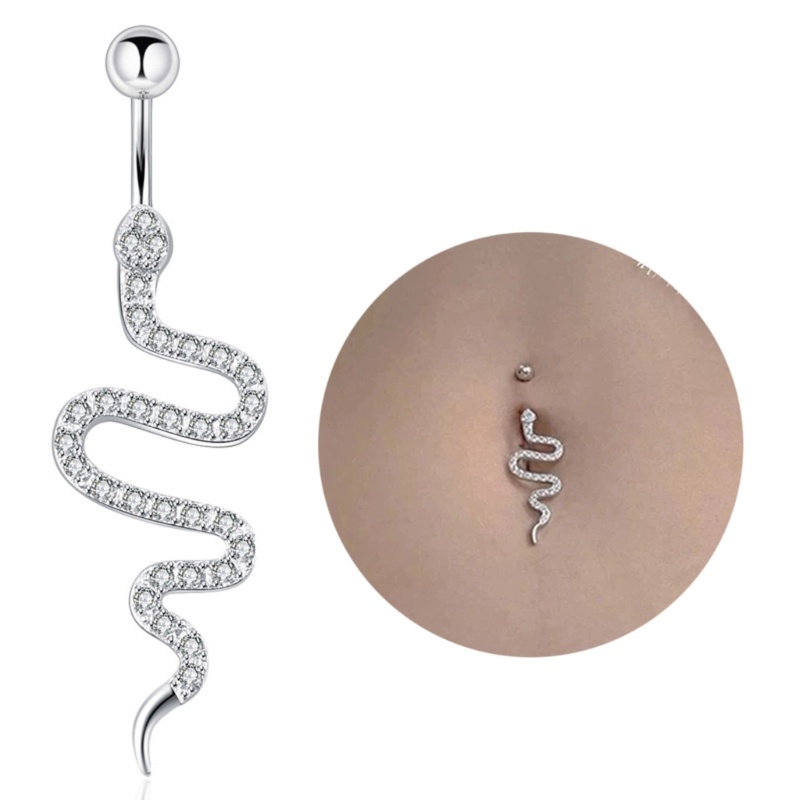 Snake belly store button ring