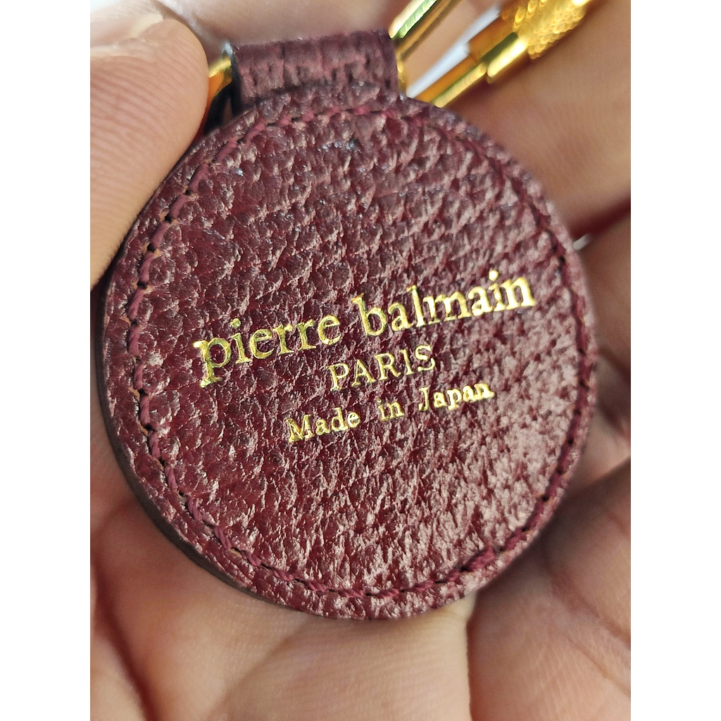 VINTAGE PIERRE BALMAIN PARIS LEATHER KEY FOB KEYCHAIN | Shopee Philippines