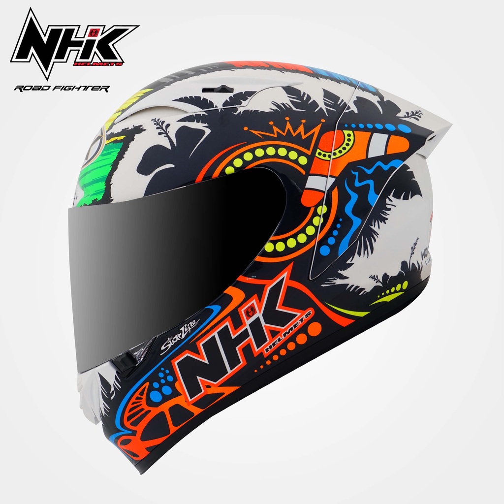 NHK Helmet GPR Tech Remy Gardner 3 with Free Smoke Visor AND NHK