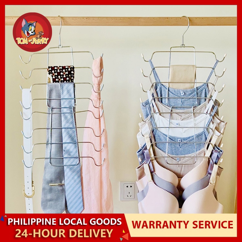 8 Layers Underwear Hanger Rack Suspender Hanger Multilayer Bra