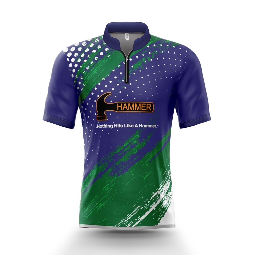 Green HAMMER Bowling POLO Shirt Jersey Shopee Philippines