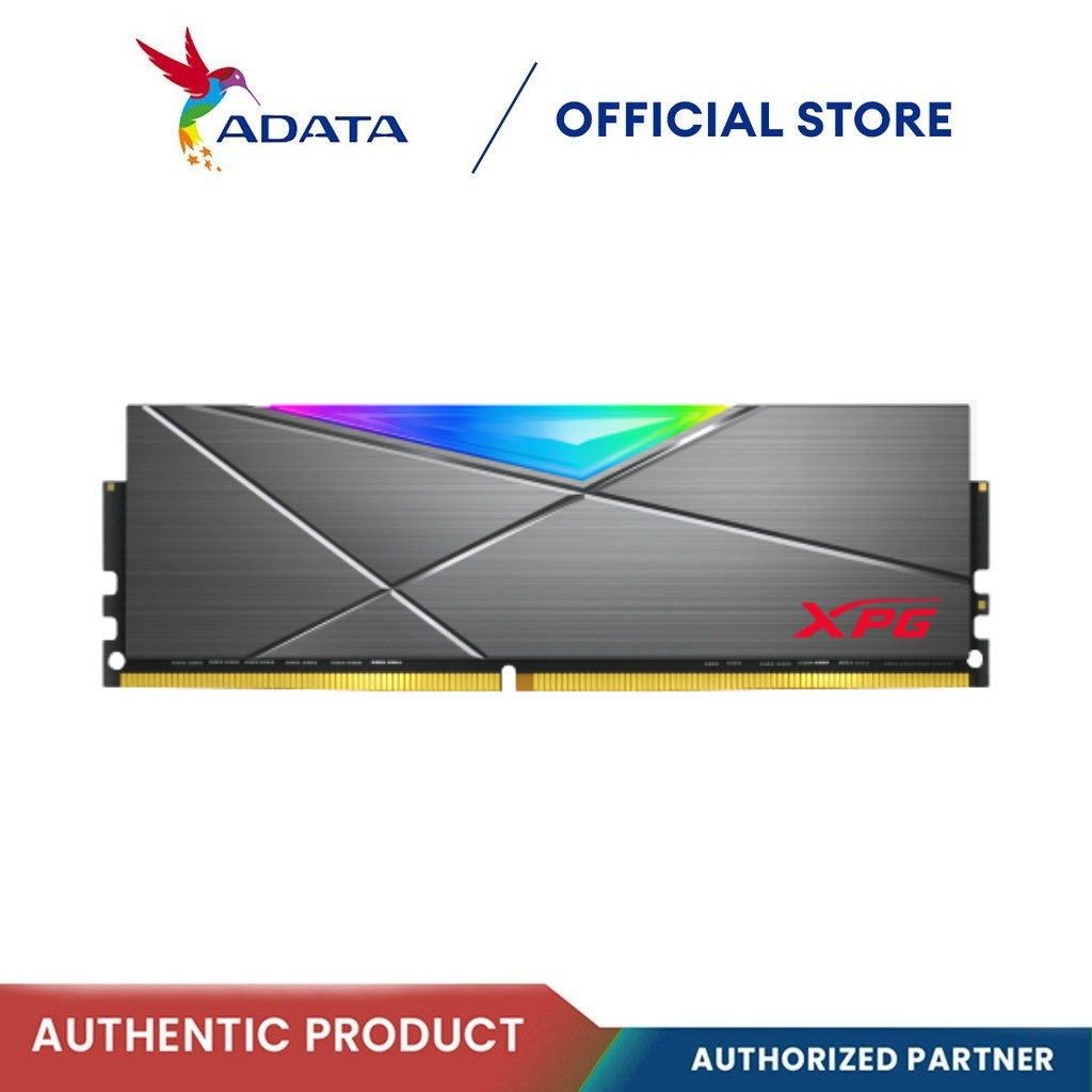 ADATA XPG SPECTRIX D50 RGB DDR4 3200 MHz 8GB Desktop RAM - TUNGSTEN ...