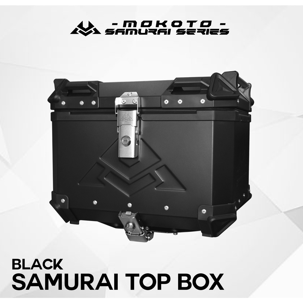 MOKOTO SAMURAI SERIES HEAVY DUTY ALUMINUM ALLOY TOP BOX 45L SAMURAISM