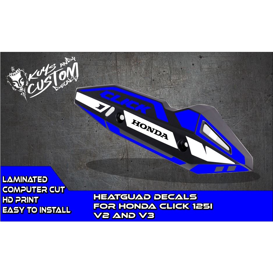 Honda Click 125i v2 v3 heatguard decals sticker Shopee Philippines