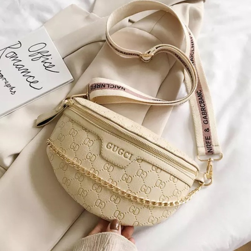 Fashion Leather Waist Bags for Women Casual Belt Bag Korean High Quality Bodybag Sling Bag