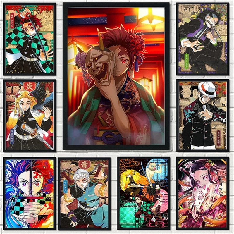 Digital Oil Painting Japanese Classic Anime Demon Slayer DIY Hand ...