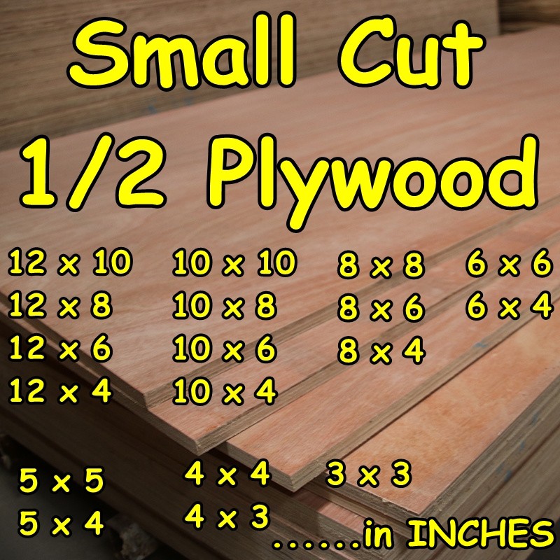 SMALL CUTS 1/2 PLYWOOD >> check variations