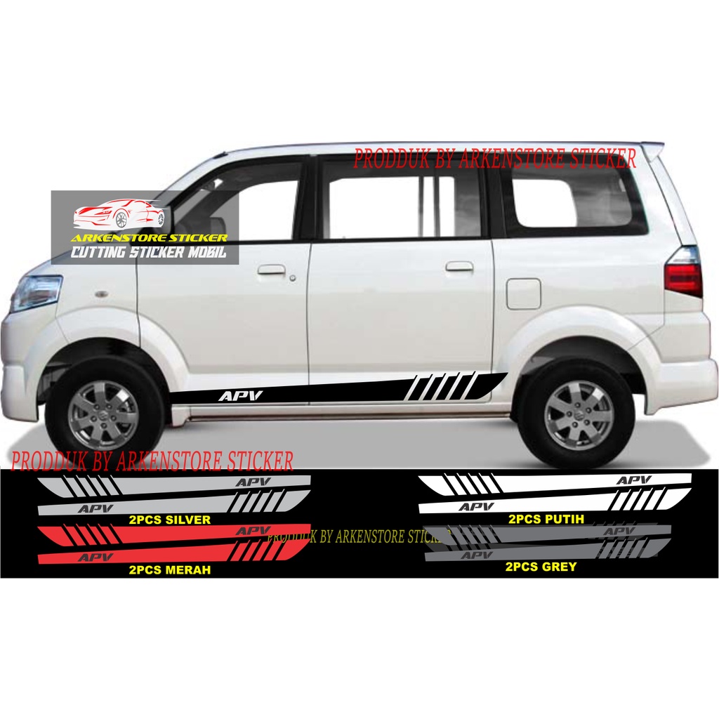 Cutting Sticker Car Apv Sticker Car Sticker Suzuki Apv Side Body Shopee Philippines