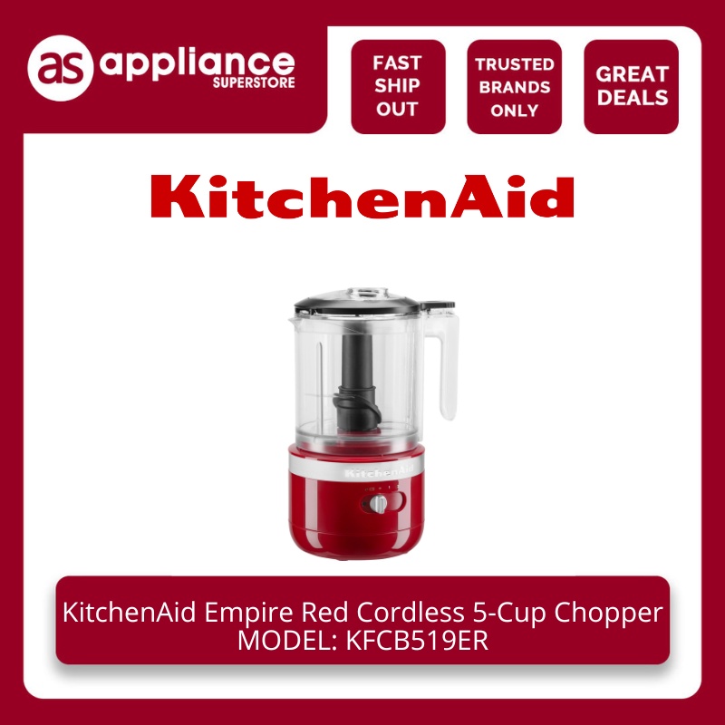 Cordless 5 Cup Food Chopper Empire Red KFCB519ER