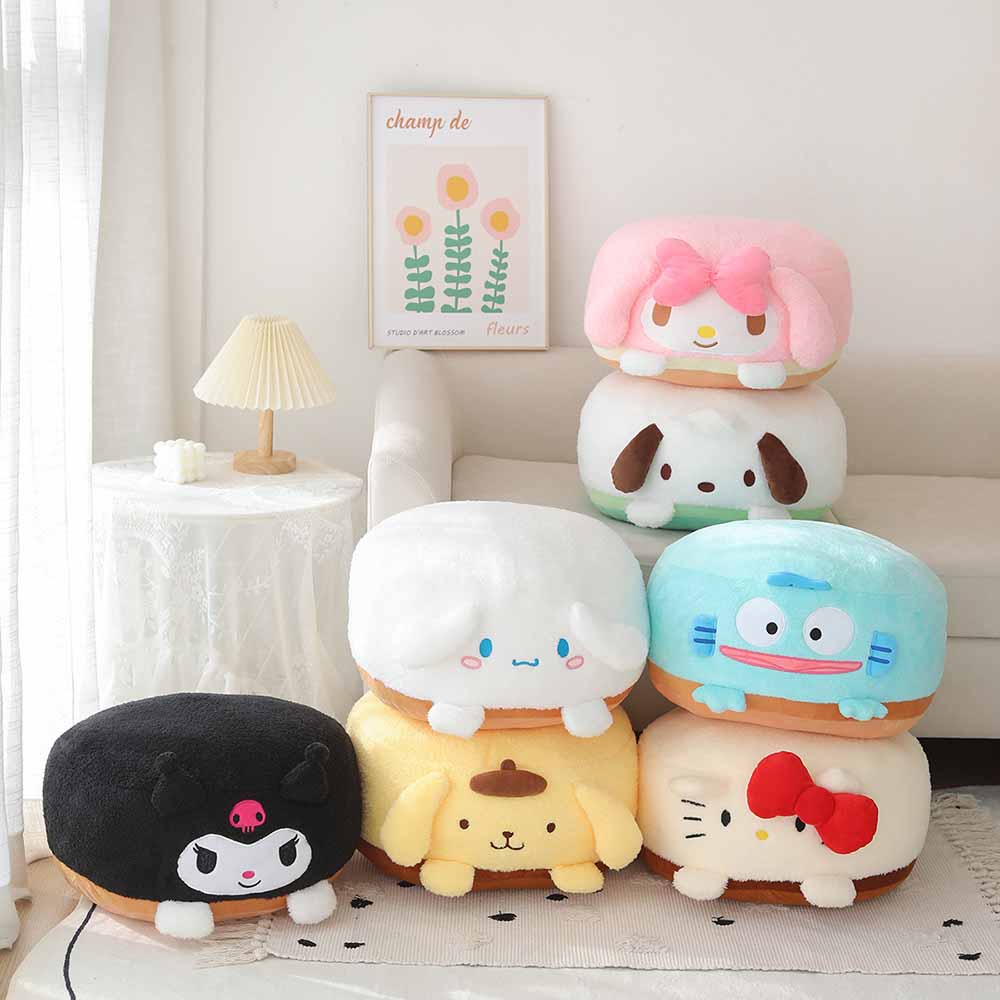 Kawaii Sanrio Plush toy Futon Cushion Kuromi Melody Hello Kitty