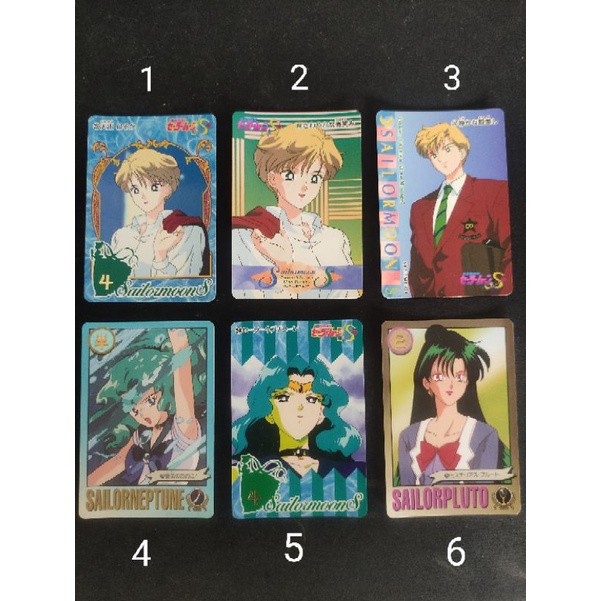 VINTAGE SAILOR MOON CARDS BANDAI 1993 ONWARDS | Shopee Philippines