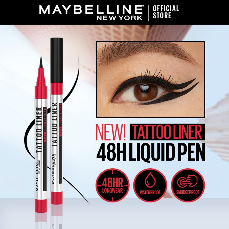 Maybelline Tattoo Liner 48H Liquid Pen Eyeliner Waterproof   Sg 11134201 23020 9j8z9invsinv96