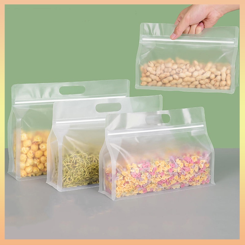 Frosted Portable Eight-sided Self-supporting Ziplock Bag Nuts Specialty ...