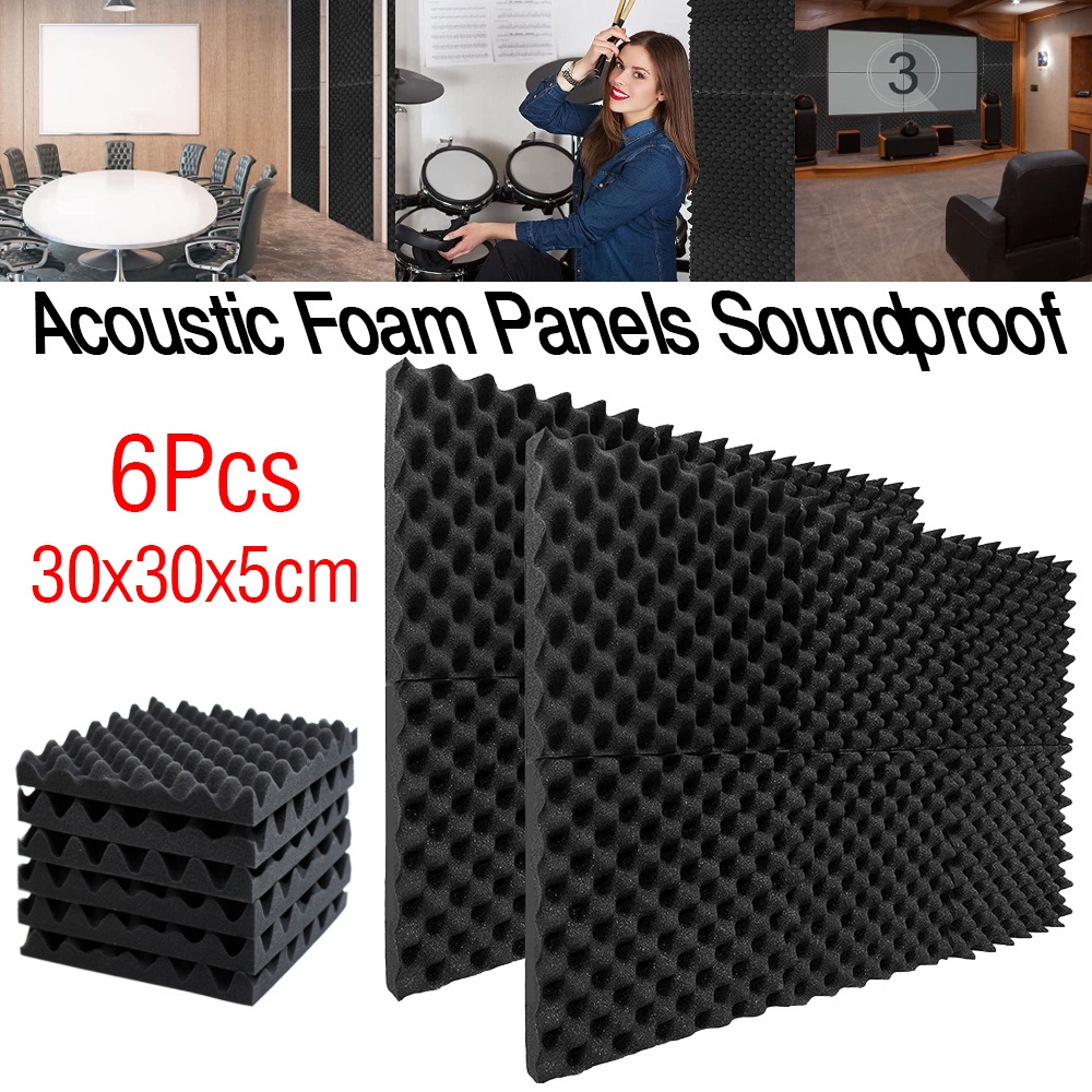 [Spot] 30x30x5cm Acoustic Foam Panels Soundproof Padding Studio Foam