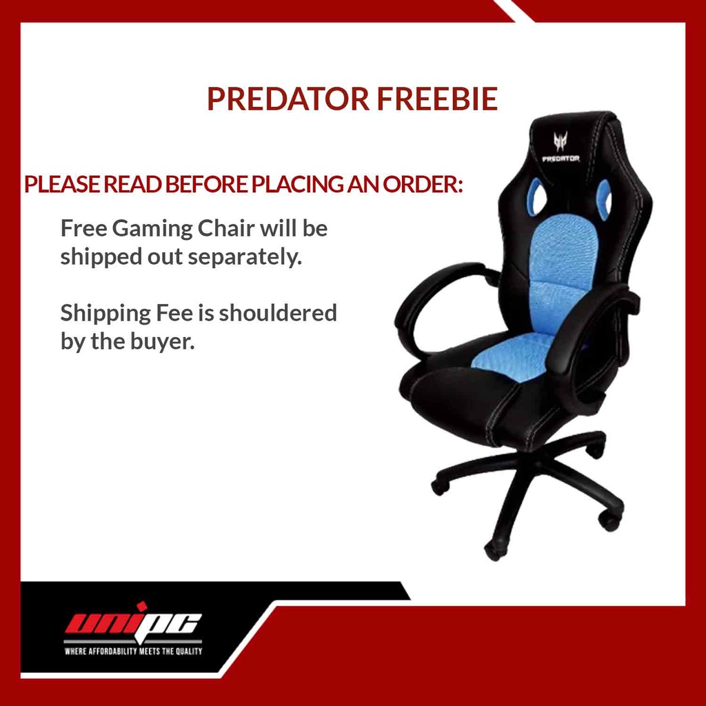 Helios Predator Gaming Chair Freebie Shopee Philippines