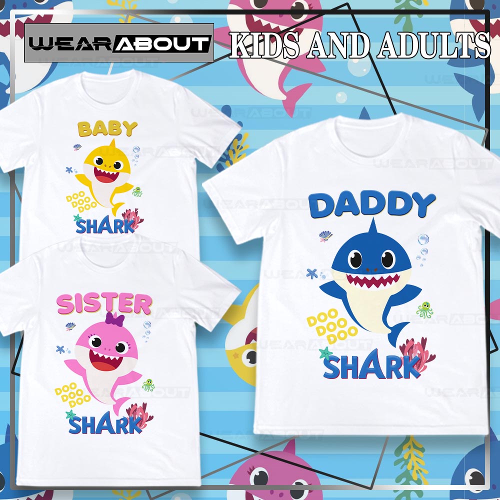 Baby Shark Tshirt I Baby Shark Shirt for kids and adult I Babyshark