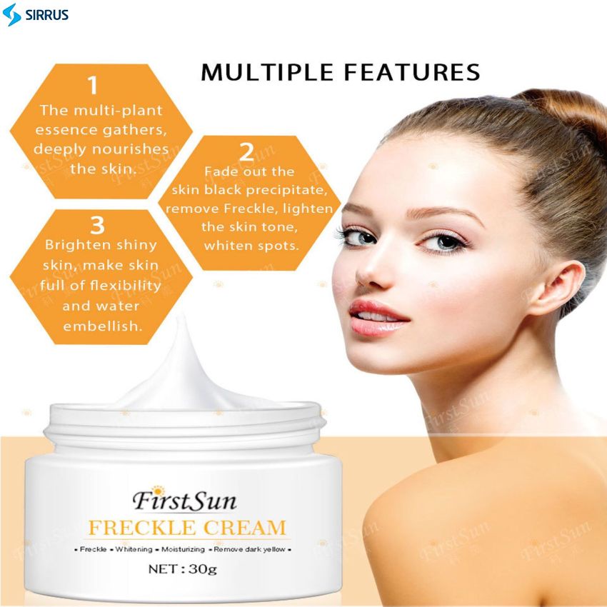 Firstsun Facial Cream Fade Spots Freckle Cream 30g Facial Repair Cream Skin Hydration 