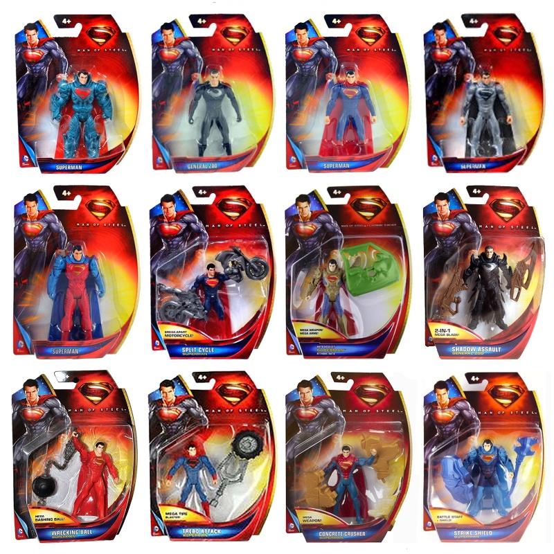 Original Genuine Superman Action Figure Man of Steel 3.75inch Basic ...