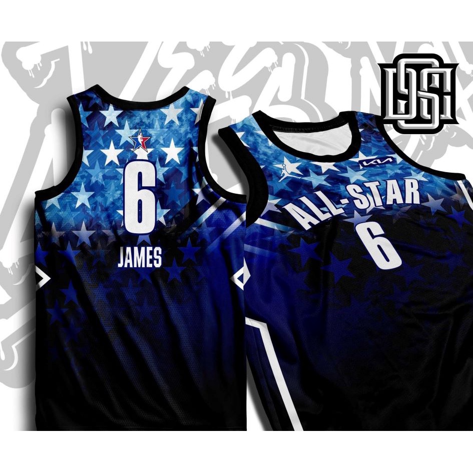 ALL STAR 09 FREE CUSTOMIZE OF NAME & NUMBER ONLY FULL SUBLIMATION ...