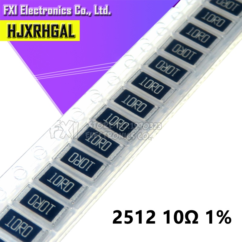 50pcs 2512 Smd Resistor 10 Ohm 1 1w 10r 100 New Original Shopee Philippines 9227