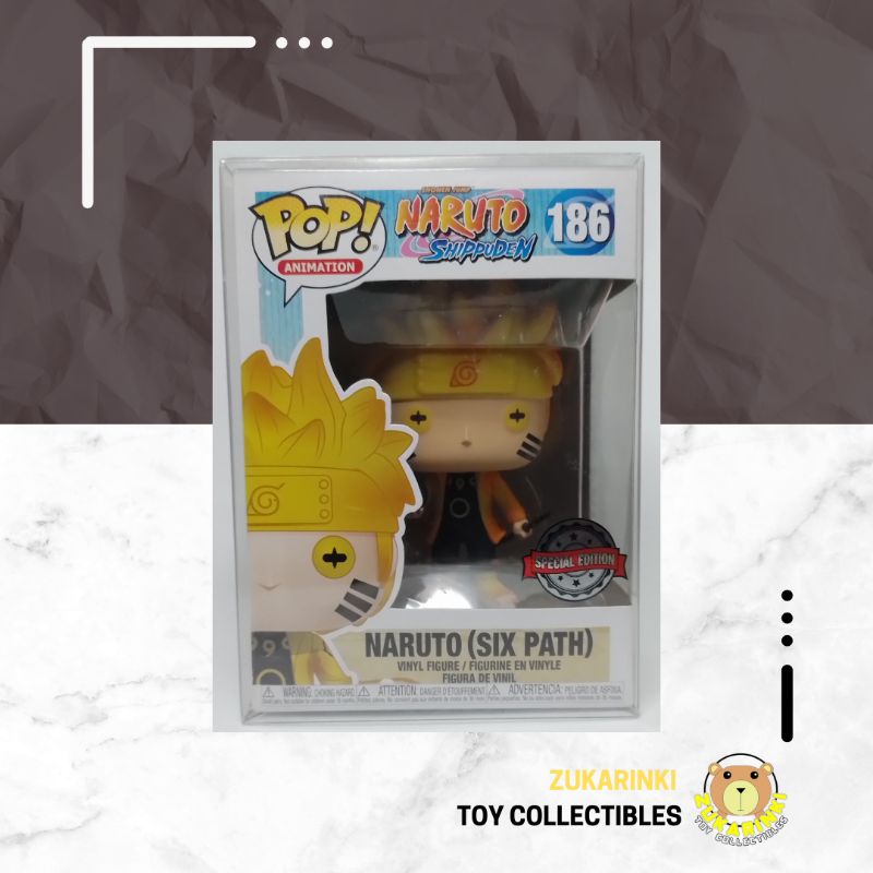 Funko Pop 186 Naruto Six Path Gitd Special Edition Shopee Philippines