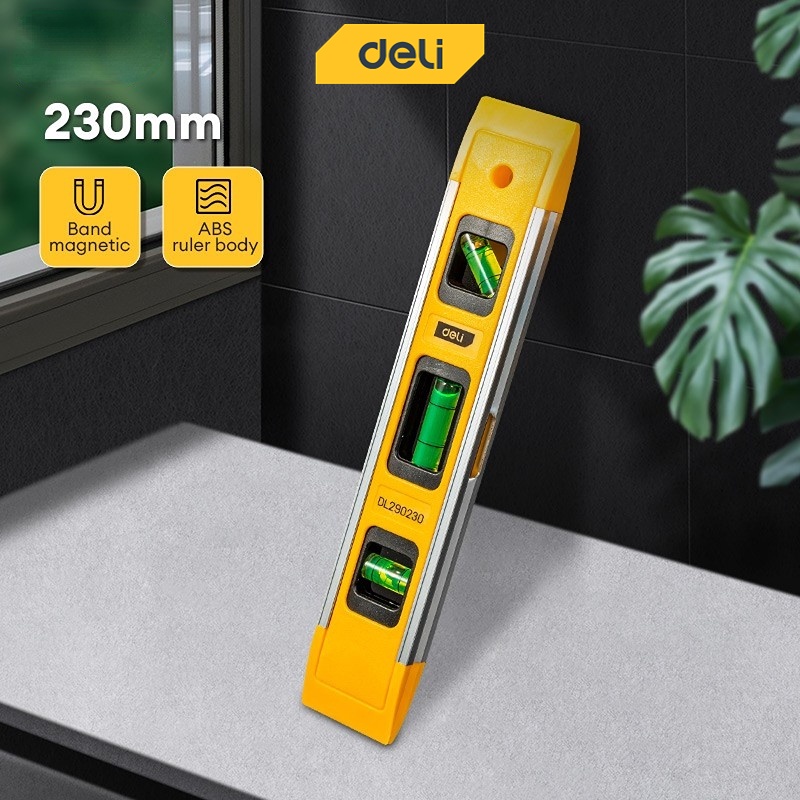 Deli Spirit Level Bar Thicker Aluminum Mini Level Bar