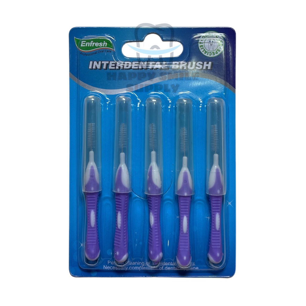 Enfresh Interdental Brush for Brace 5pcs Interdental with Toothpick ...