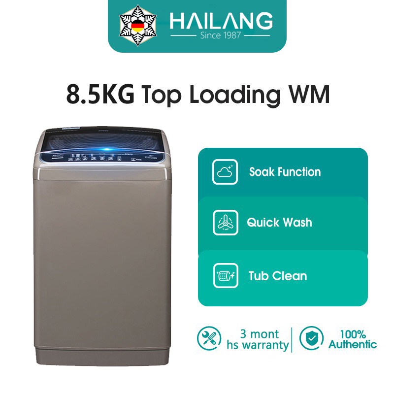 HAILANG Top-load Fully Automatic Washing Machine (8.5kg) With Drying ...