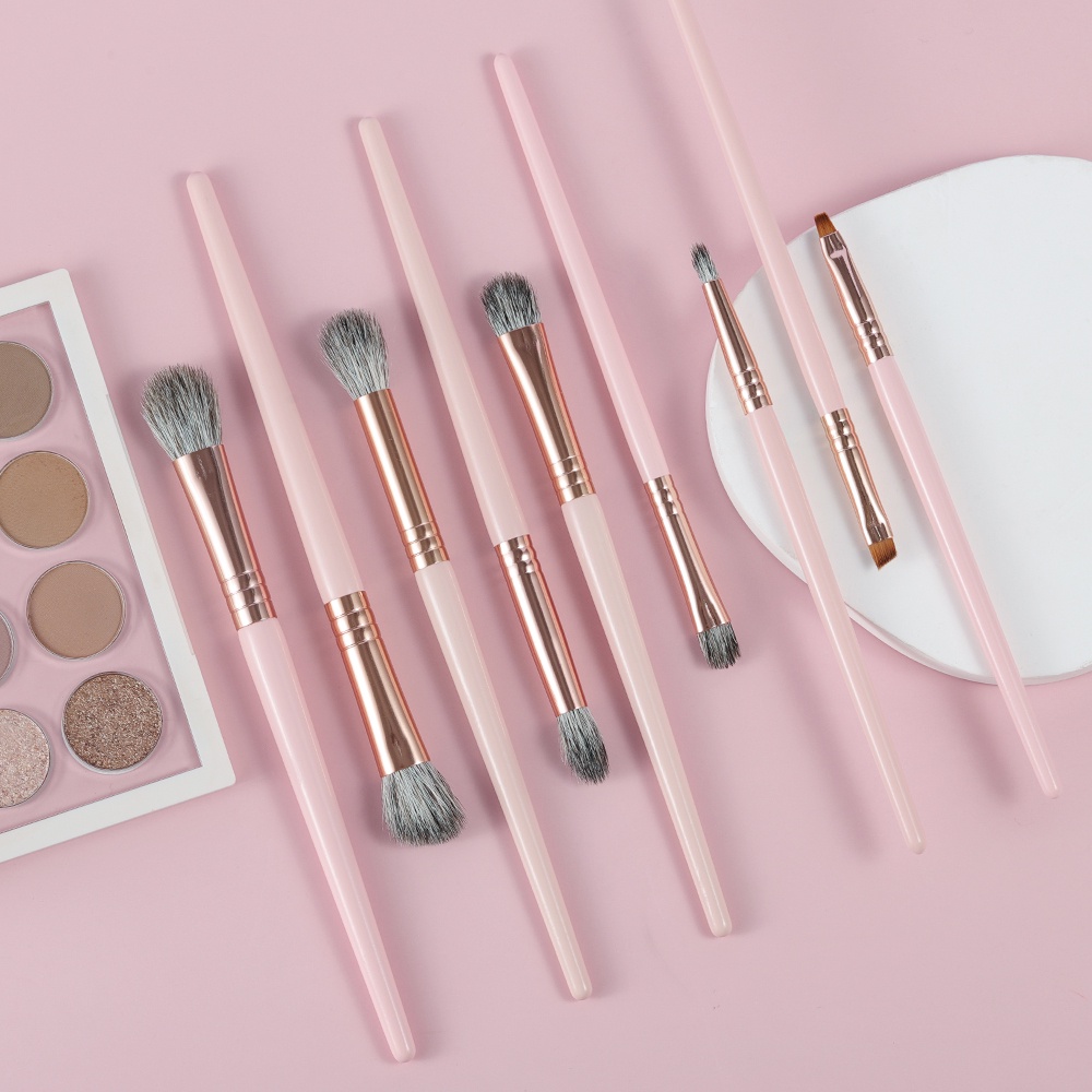 OVW Pink Fairy Eyeshadow Brush Set Eye Makeup Brushes Eyeliner Brush ...