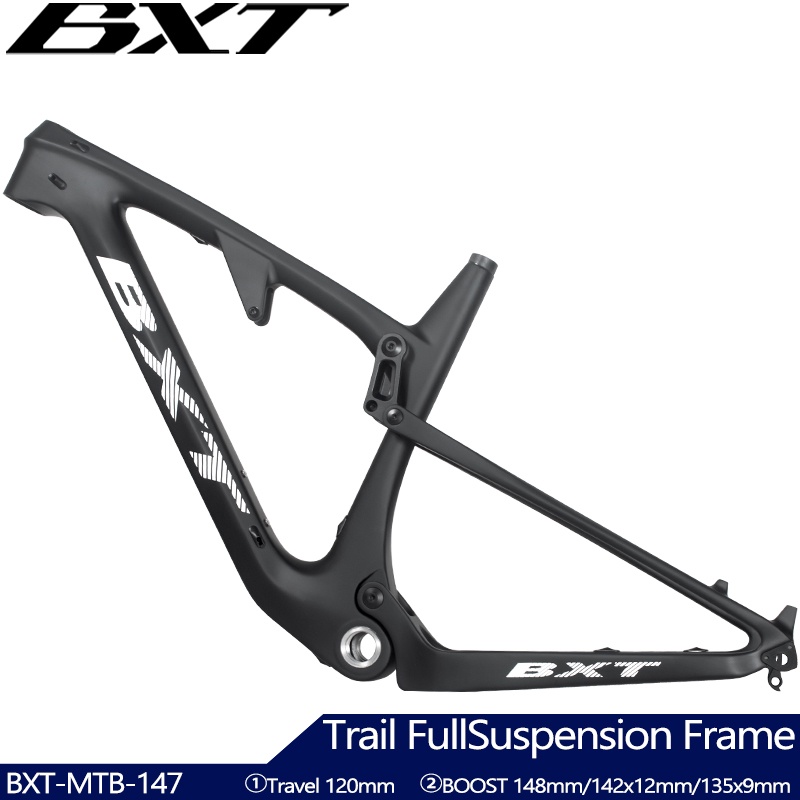 Travel 120mm Trail Full Suspension Carbon Frame 29er Trail Carbon Mountain Bike Frame Carbon MTB Full Suspension Bicycle Frame