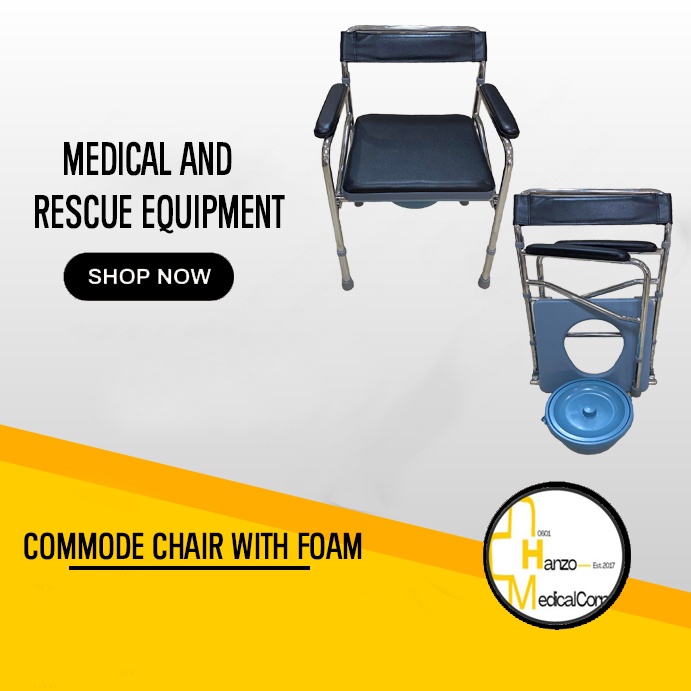 COMMODE CHAIR WITH FOAM Shopee Philippines