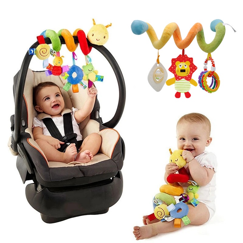 Baby Educational Toys Crib Toddler Bed Bell Baby Playing Kids Stroller
