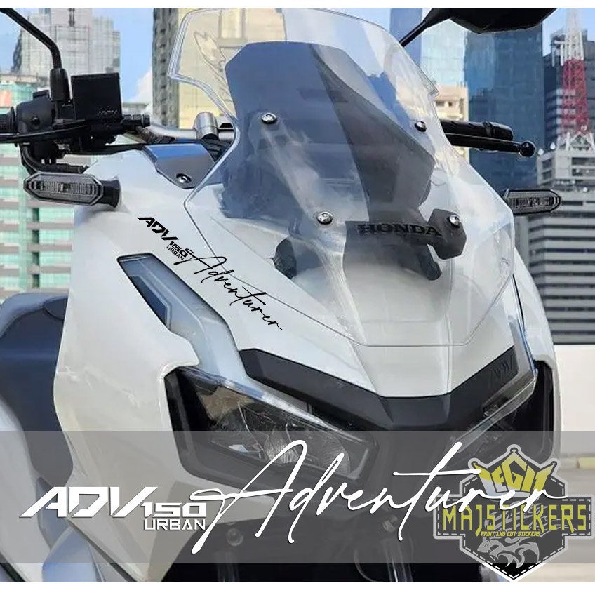 Honda ADV150 Urban Adventurer Sticker Cutout 8