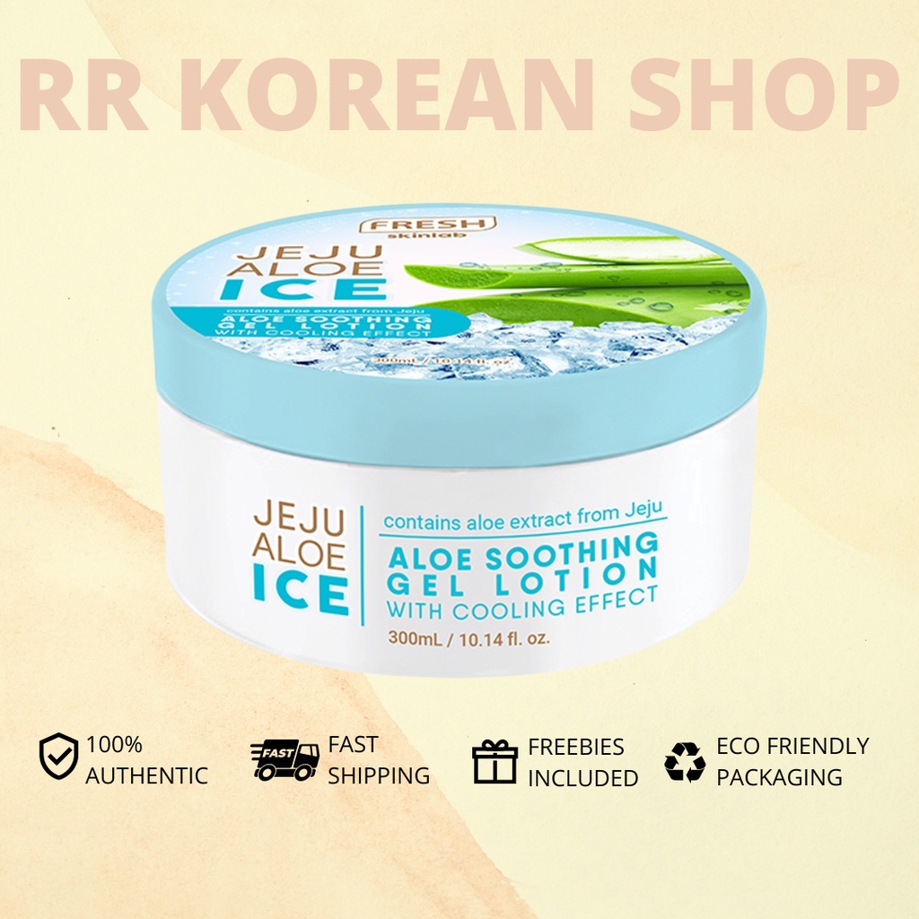 FRESH Skinlab Jeju Aloe Ice Soothing Gel Lotion 300ml Shopee Philippines