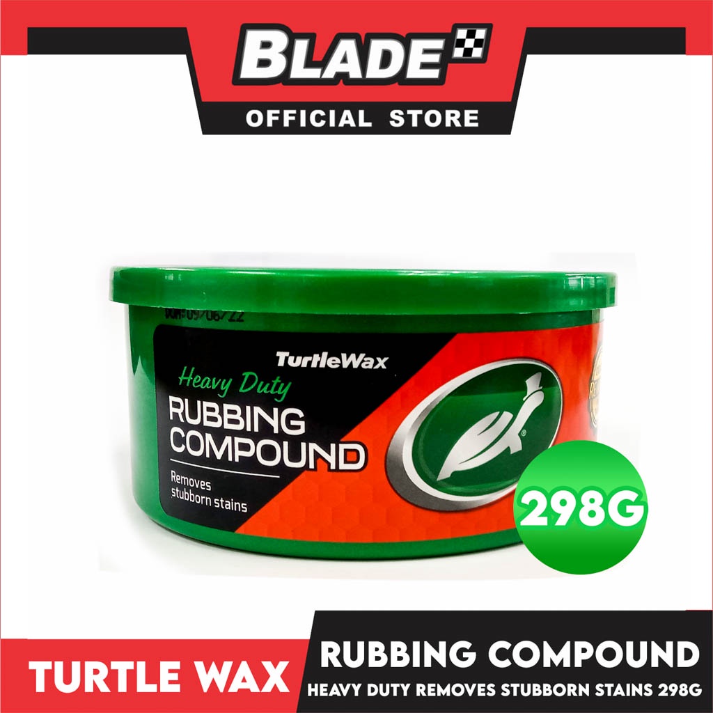 turtle wax heavy duty rubbing compound removes stubborn stains