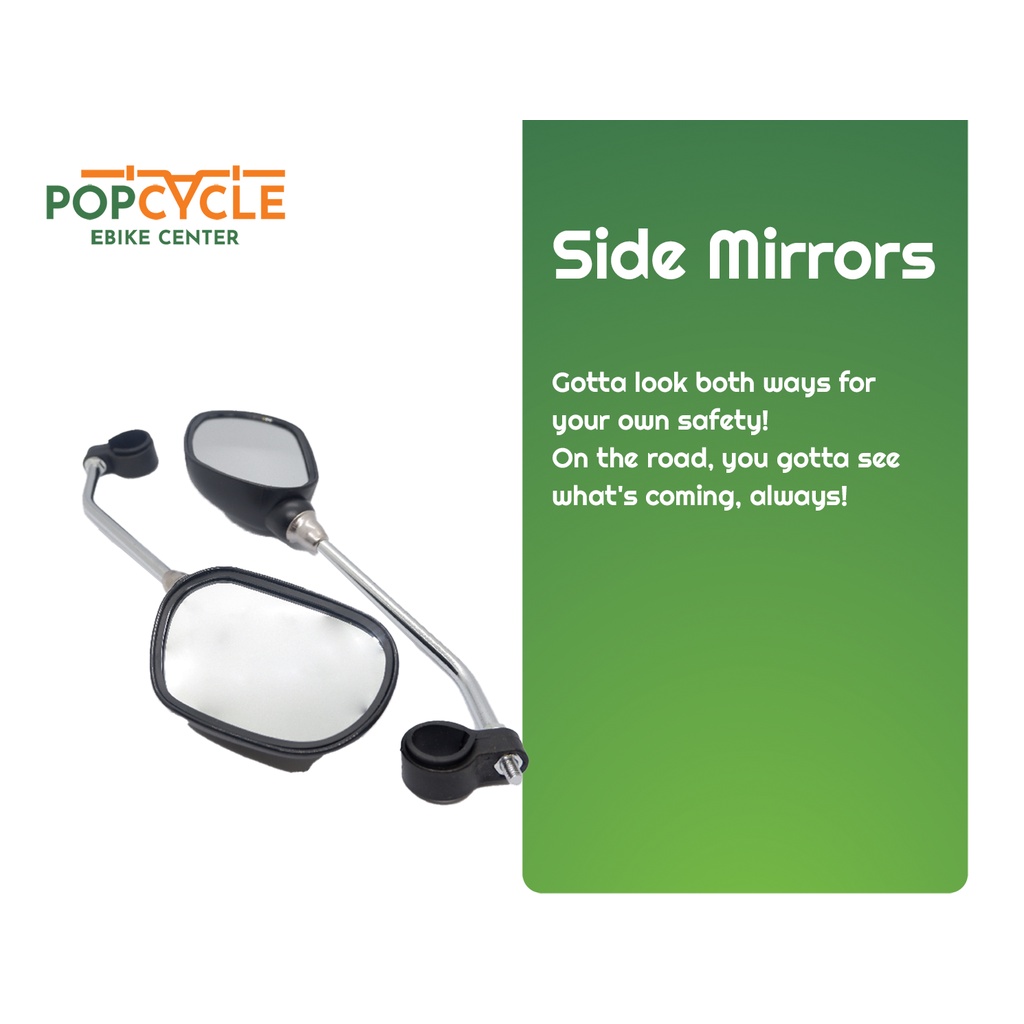 Side Mirrors for Ebikes/Bikes (Popcycle) Shopee Philippines