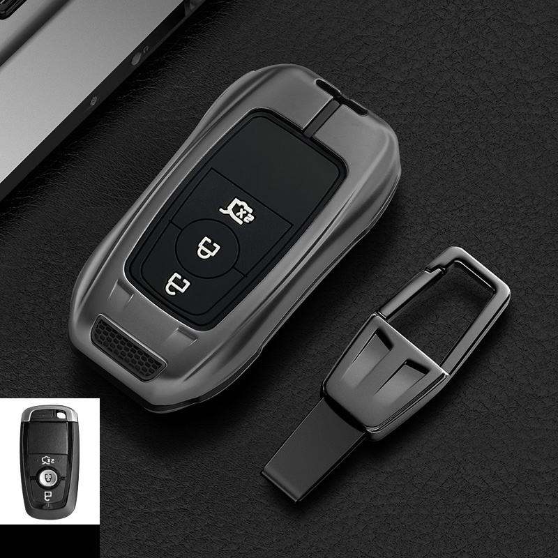 Zinc Alloy Car Remote Key Case Cover For Ford Explorer Mustang Fusion