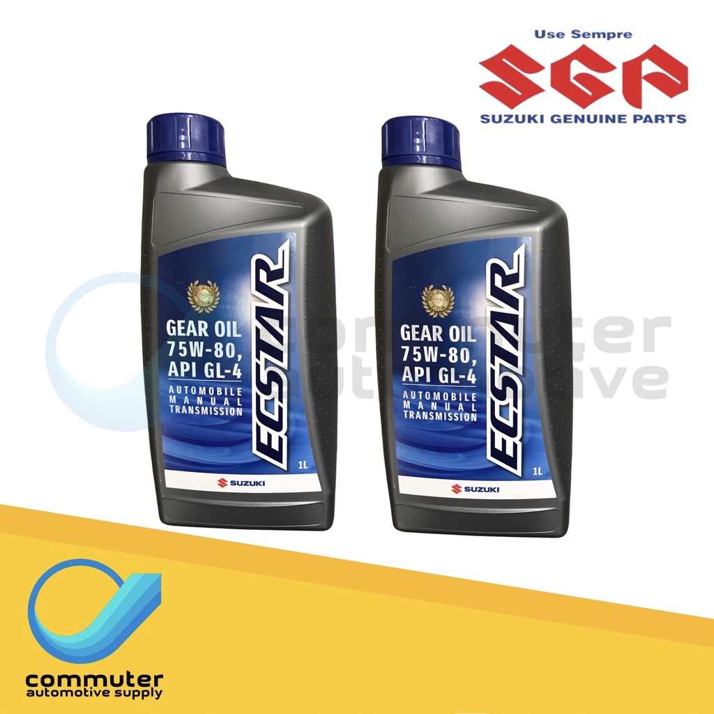 [2 Liters] Suzuki Ecstar Gear Oil Manual 75W-80 API GL-4 - Suzuki ...