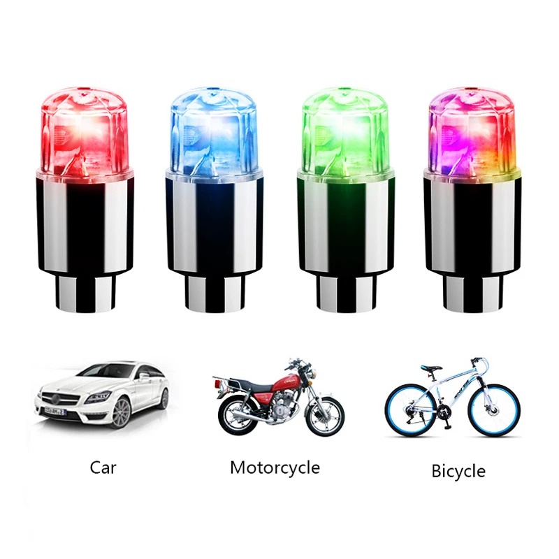 Waterproof Bike Motorcycle Car Tire Wheel Lights/Tyre Wheel Valve Cap