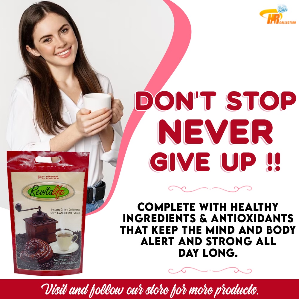 Personal Collection Revitalife 3in1 Instant Coffee with Ganoderma