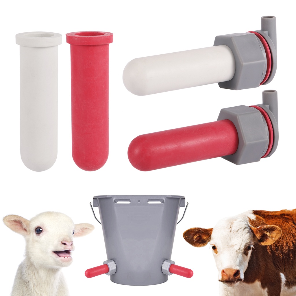 Calf Feeding Bucket Pacifier Small Milk Nipple Food Grade Soft Rubber ...
