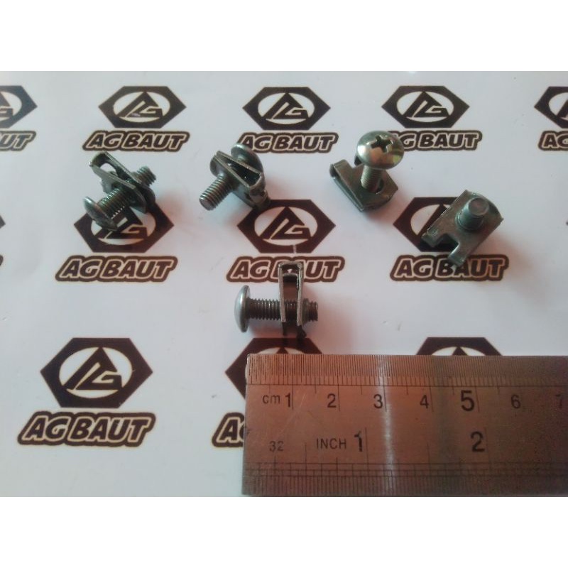 Kharisma Body Clip Bolt / Suzuki Shell Clip M5x16 Fine Thread | Shopee ...