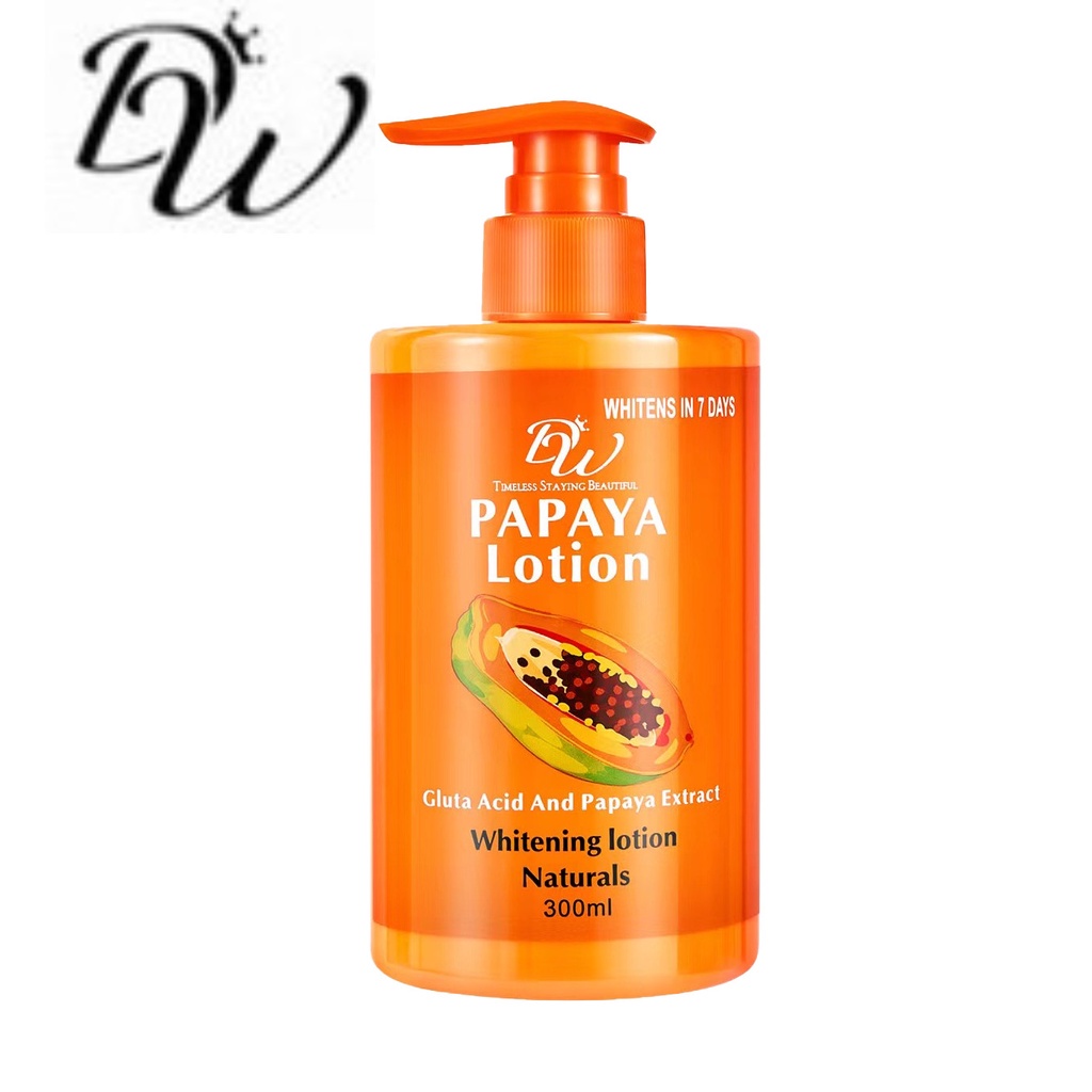 DW Whitens In 7 Days Papaya Lotion Gluta Acid And Papaya Extract
