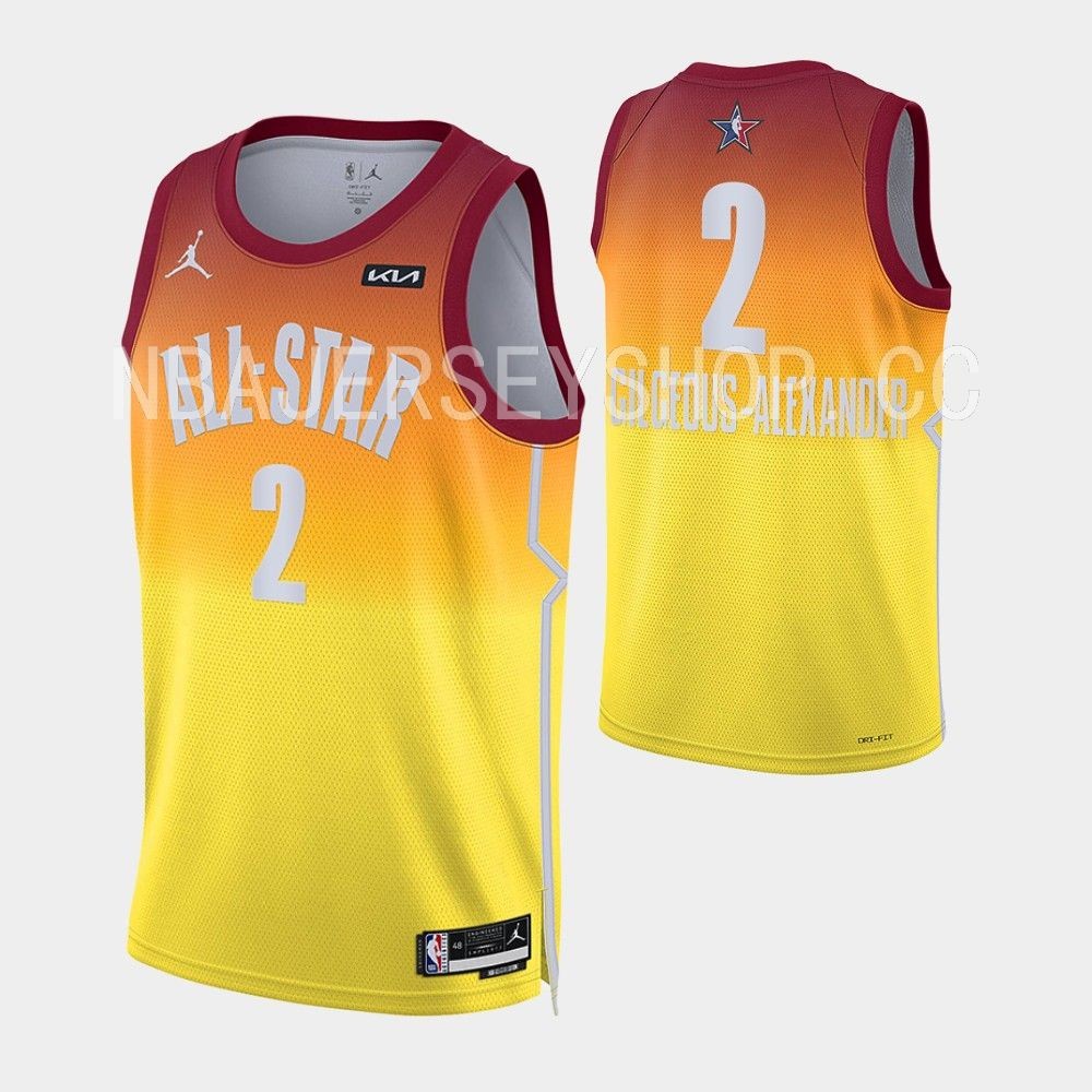 2023 NBA All Star #2 Shai Gilgeous Alexander Jersey | Shopee Philippines