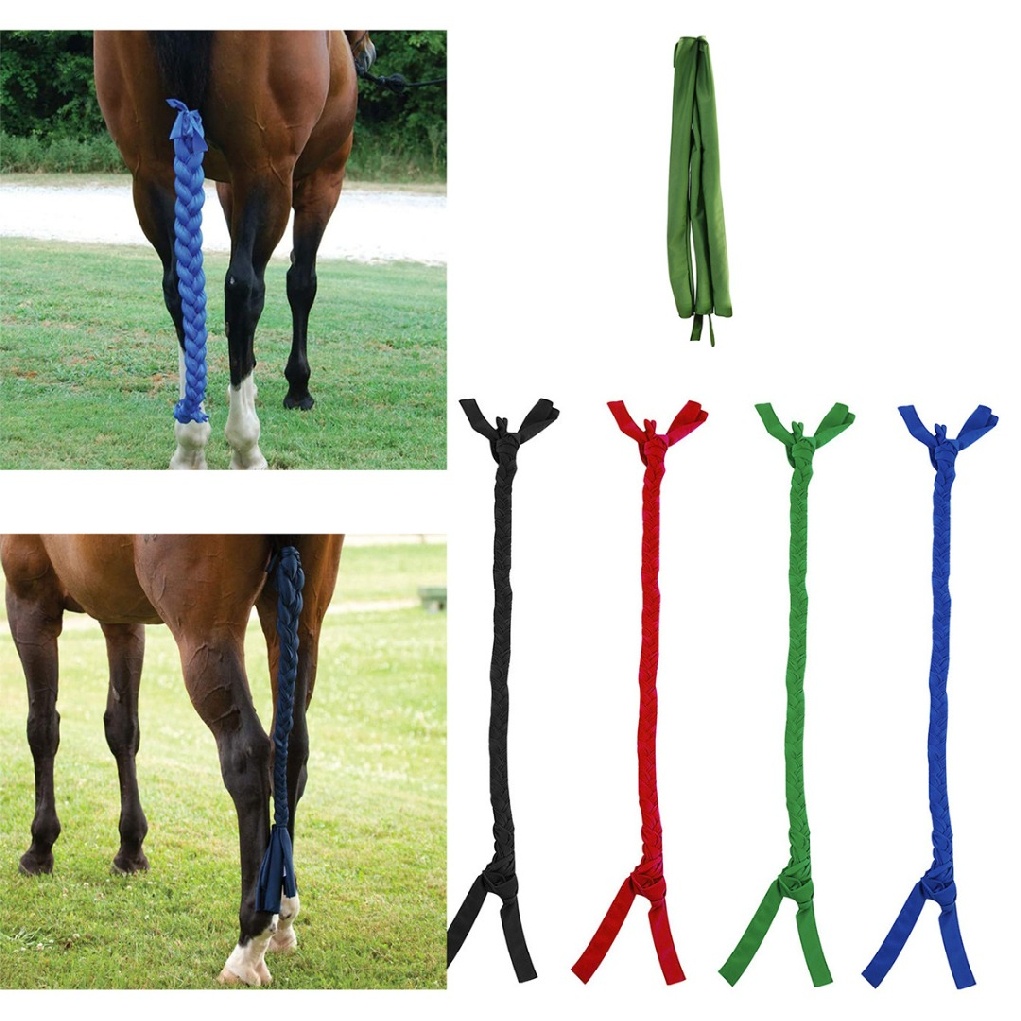 Galoa Horse Ponytail 3 Tube Tail Bag Horse Tail Extension Nylon Rope