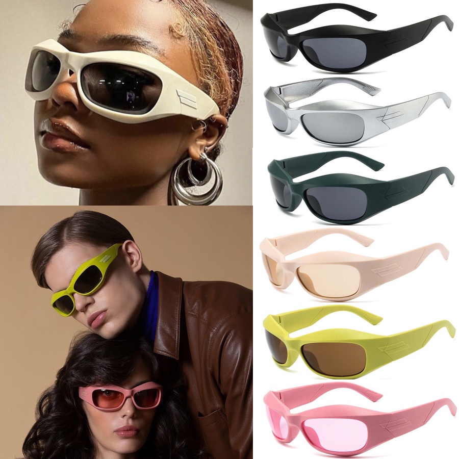 Ship Free Y2K Trend Fashion Sunglasses Outdoor Riding Motorcycle Glasses Goggles Party Eyeglasses For Men Women UV400 Shopee Philippines
