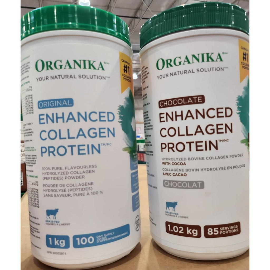 NEW and ORIGINAL Organika Enhanced Collagen Protein, ( Canada's 1